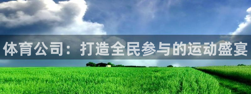 k1体育十年登录入口：体育公司：打造全民参与的运动盛宴